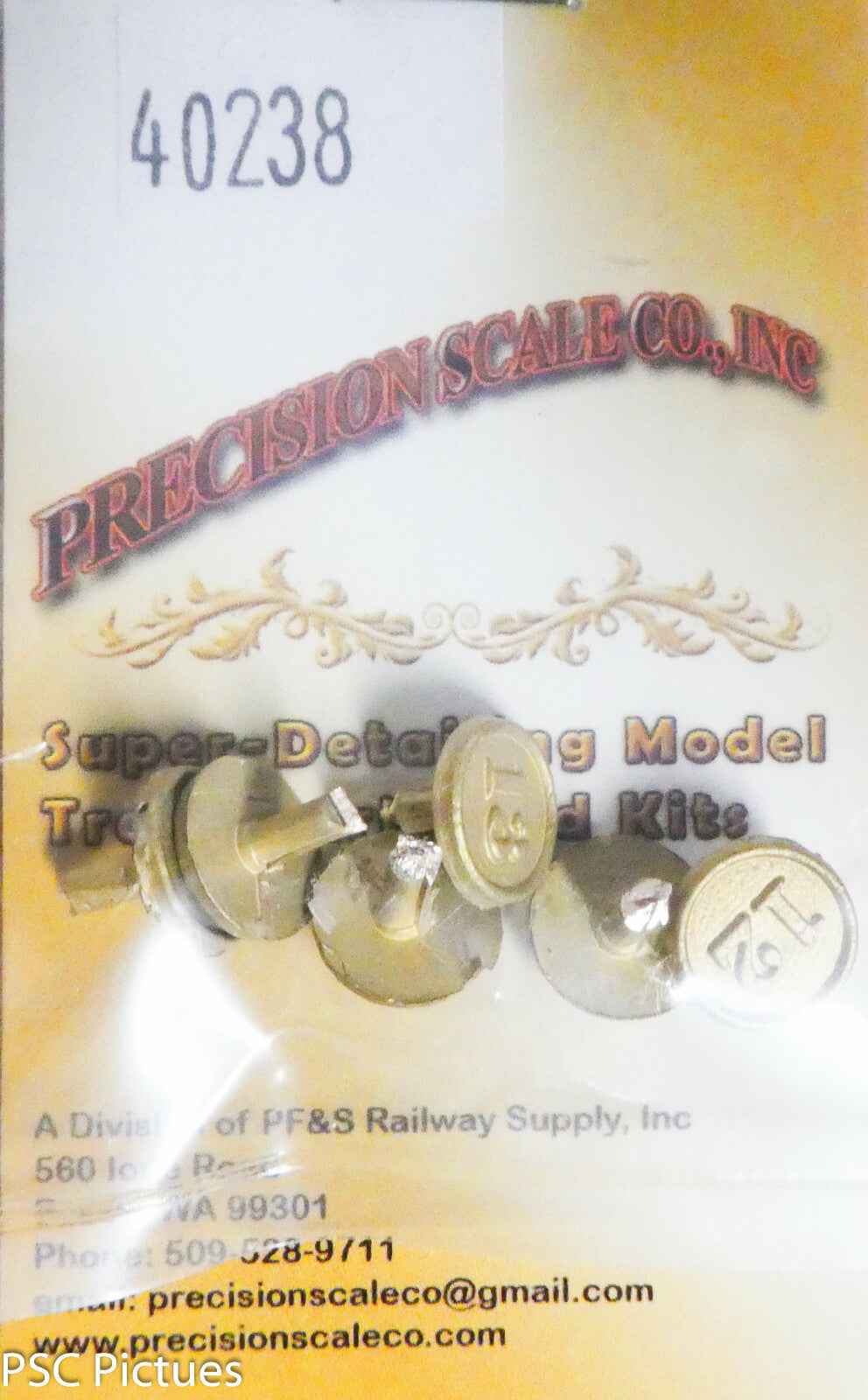 Precision Scale O #40238 Plates, Number, 11 Thur 15 + Blank (Brass Castings)