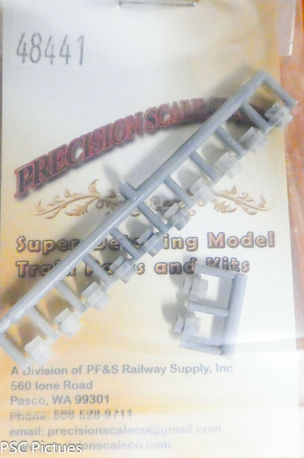Precision Scale O #48441 Unions Cored for: .093" Wire (Plastic Parts)