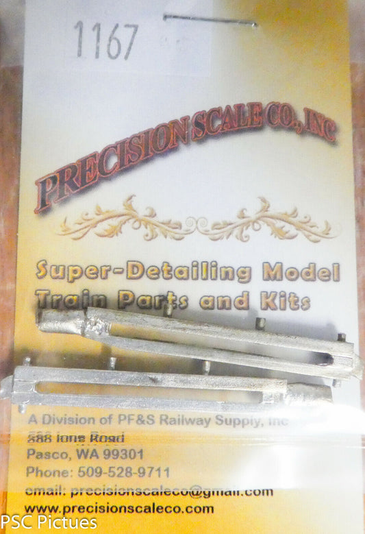 Precision Scale O #1167 Guides, Crosshead, K-36/37, N/S Castings