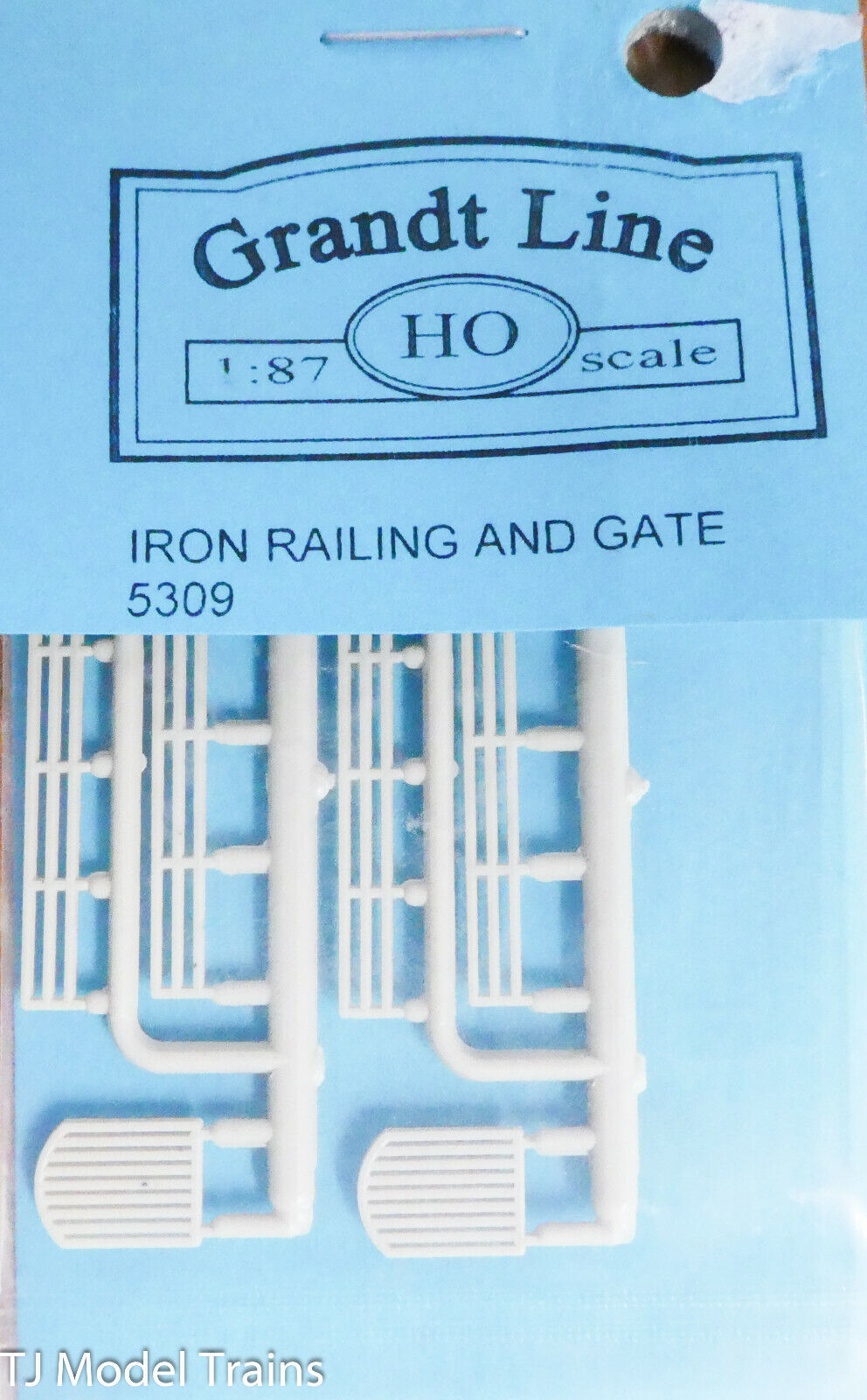 Grandt Line HO #5309 Railing & Gate Set (Plastic Parts) 1:87th Scale