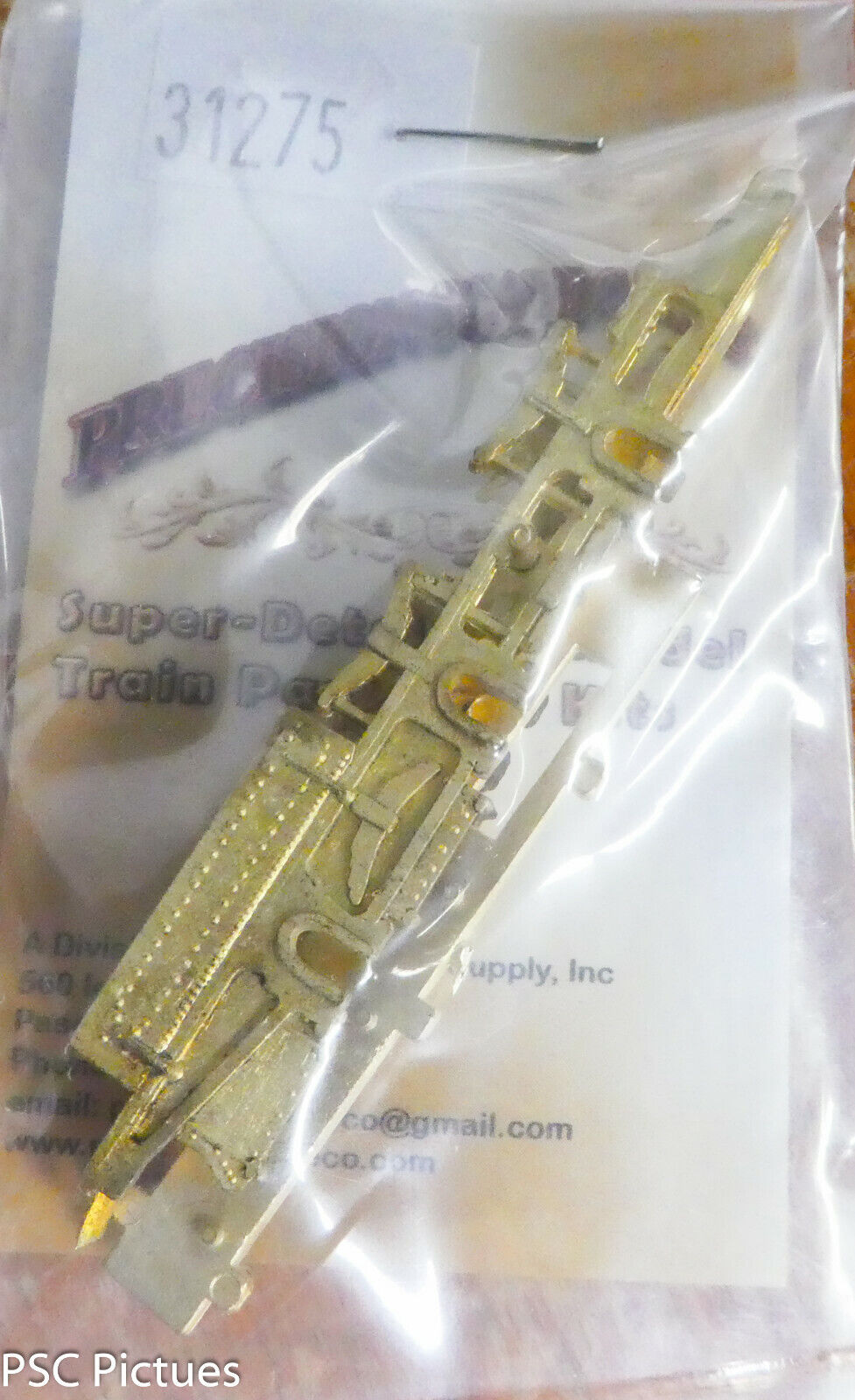 Precision Scale HOn3 #31275 Frame, Main w/Cover Plate 0-6-0T (Brass)