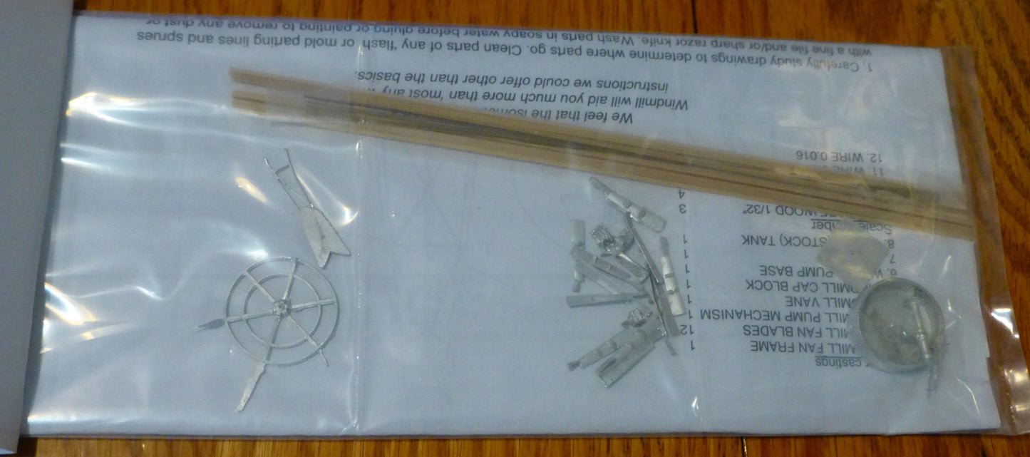 SS Ltd. HO #9143 Country Windmill kit (w/Water tub)