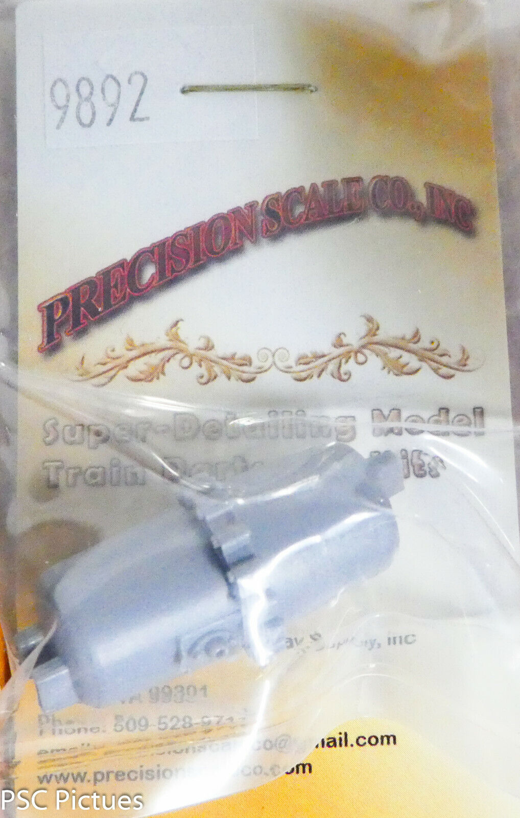 Precision Scale 3/8" Scale #9892 Reservoir, Air, Westinghouse AB Fright Car(Plas