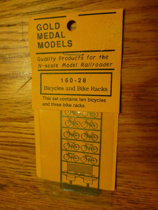 Gold Medal Models N #160-28 Bicylces & Bike Racks (Stainless Steel)