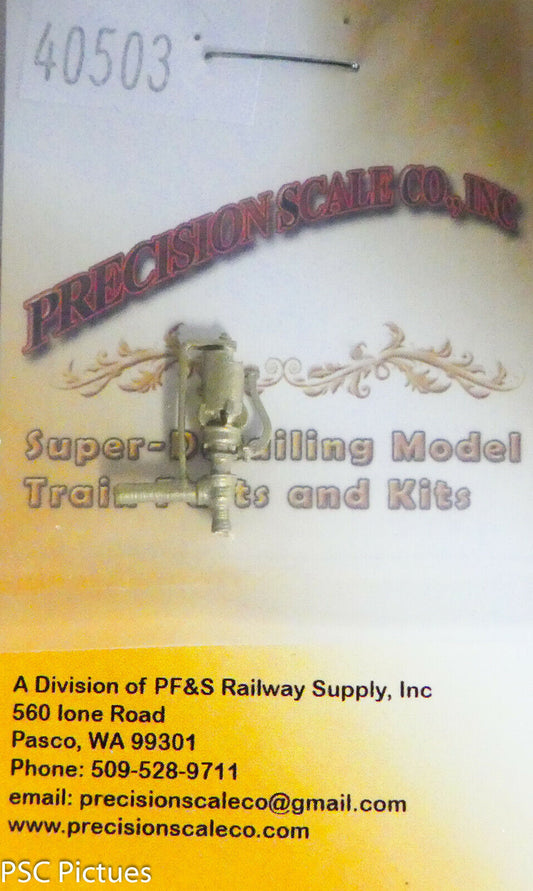 Precision Scale O #40503 Whistle & Bracket, SP Cabforward Style (Brass Casting)