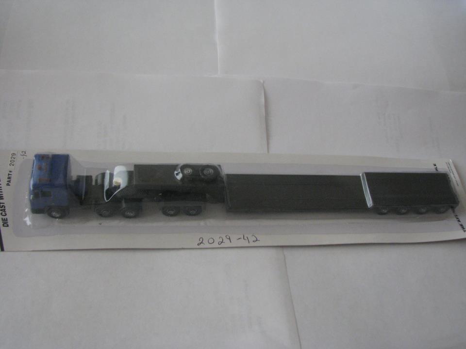 Boley HO #185-202942 Tractor/Trailer 3-Axle Cabover w/Multi-Axle Lowboy Flatbed