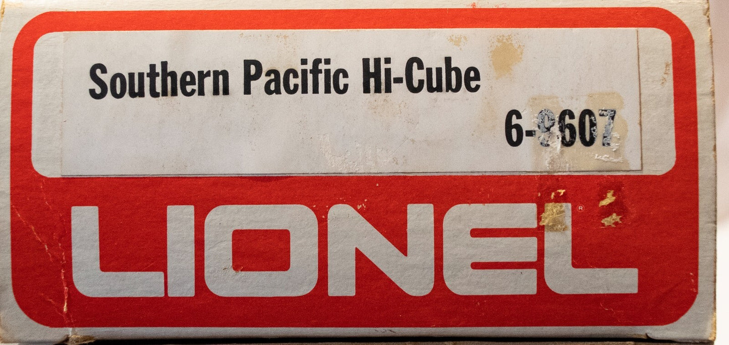 Lionel O Scale #6-9607 Southern Pacific Hi-Cube Boxcar