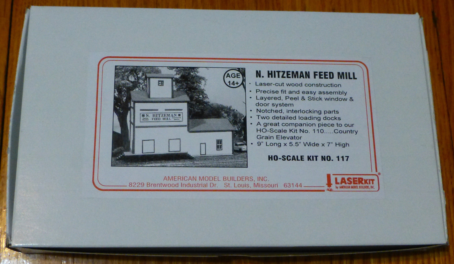 American Model Builders HO #117 Hitzeman Feed Mill