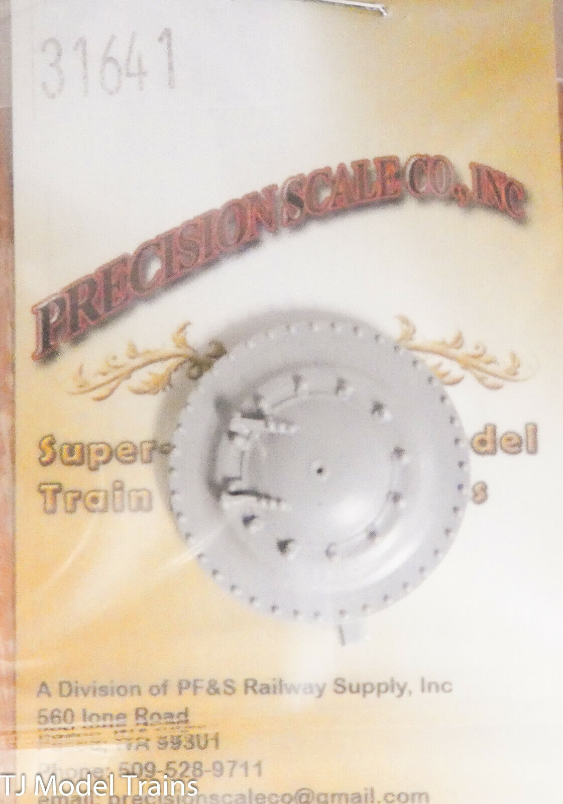 Precision Scale HO #31641 Smokebox Front, B&O Q-4 (Plastic Part) Br #3072