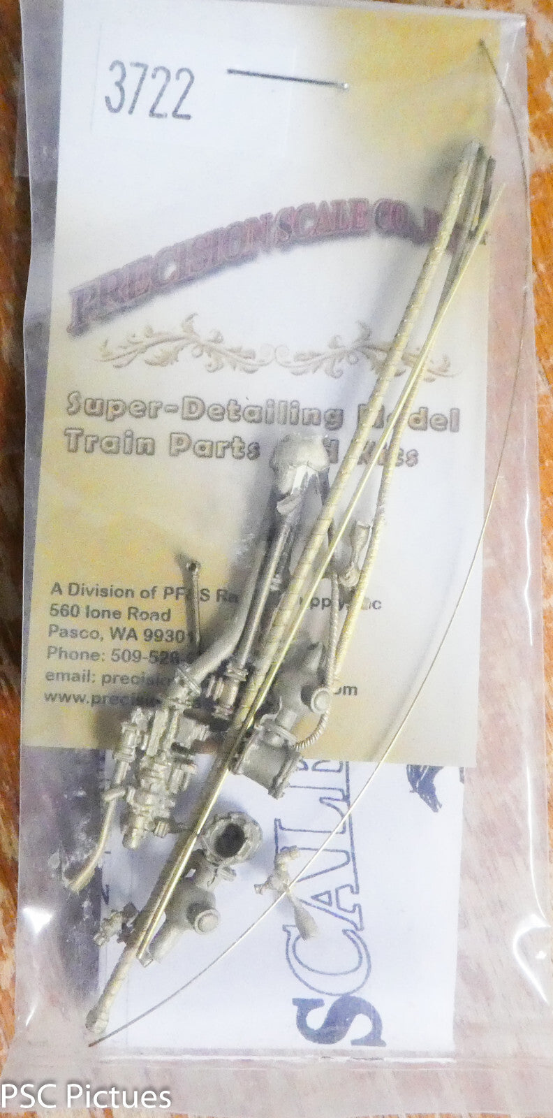 Precision Scale HO #3722 Elesco Exhaust Steam Injector Type T Detail (Brass)