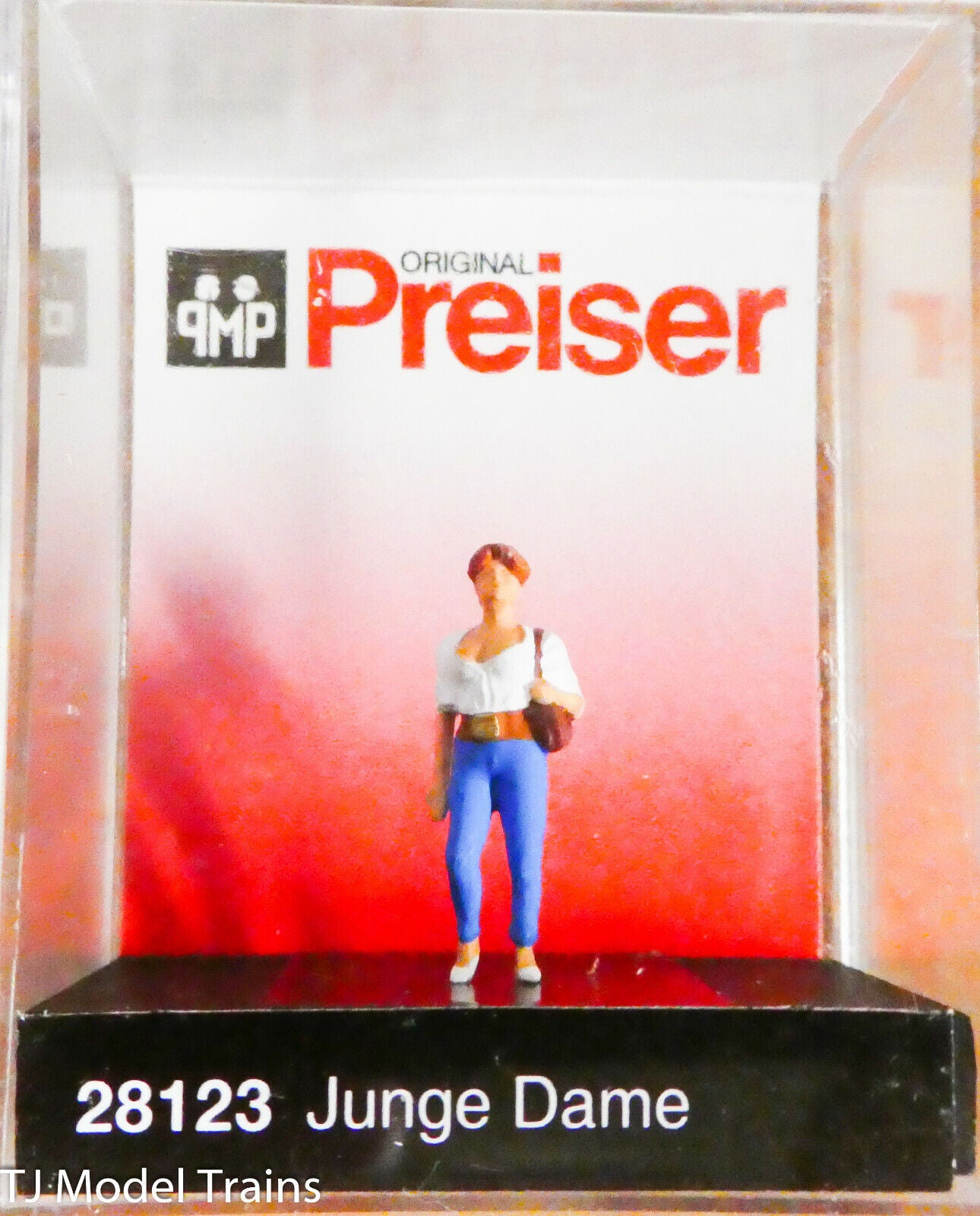 Preiser HO #28123 Pedestrian -- Young Lady (1:87th Scale) HO Scale