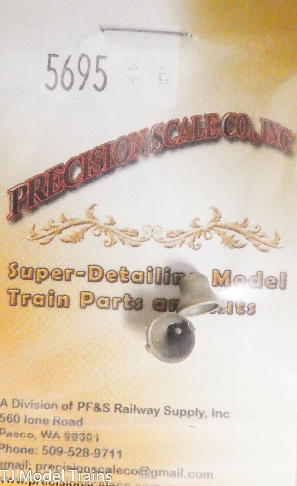 Precision Scale O #5695 Bell, 6.7mm (Brass Castings 2)