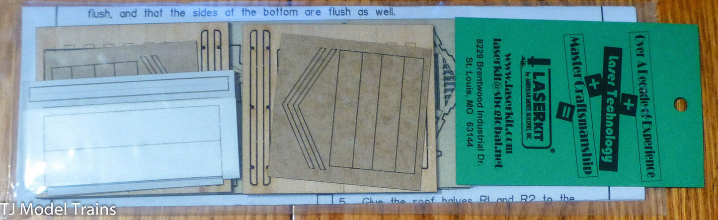 American Model Builders #83 Pacific Electric Styel Pass. Shelter Kit (S Scale)