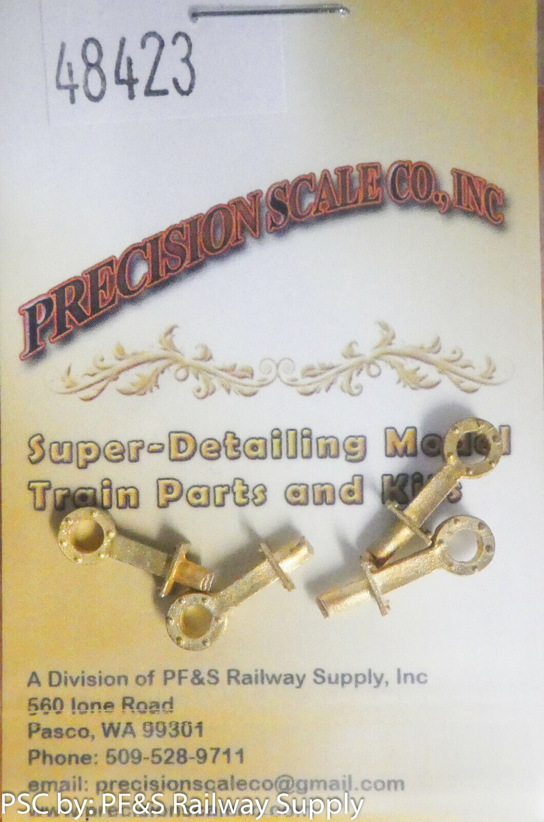 Precision Scale (HOSA) #48423 Packing Gland, Steam, Round, on Bracket, .10" Tall