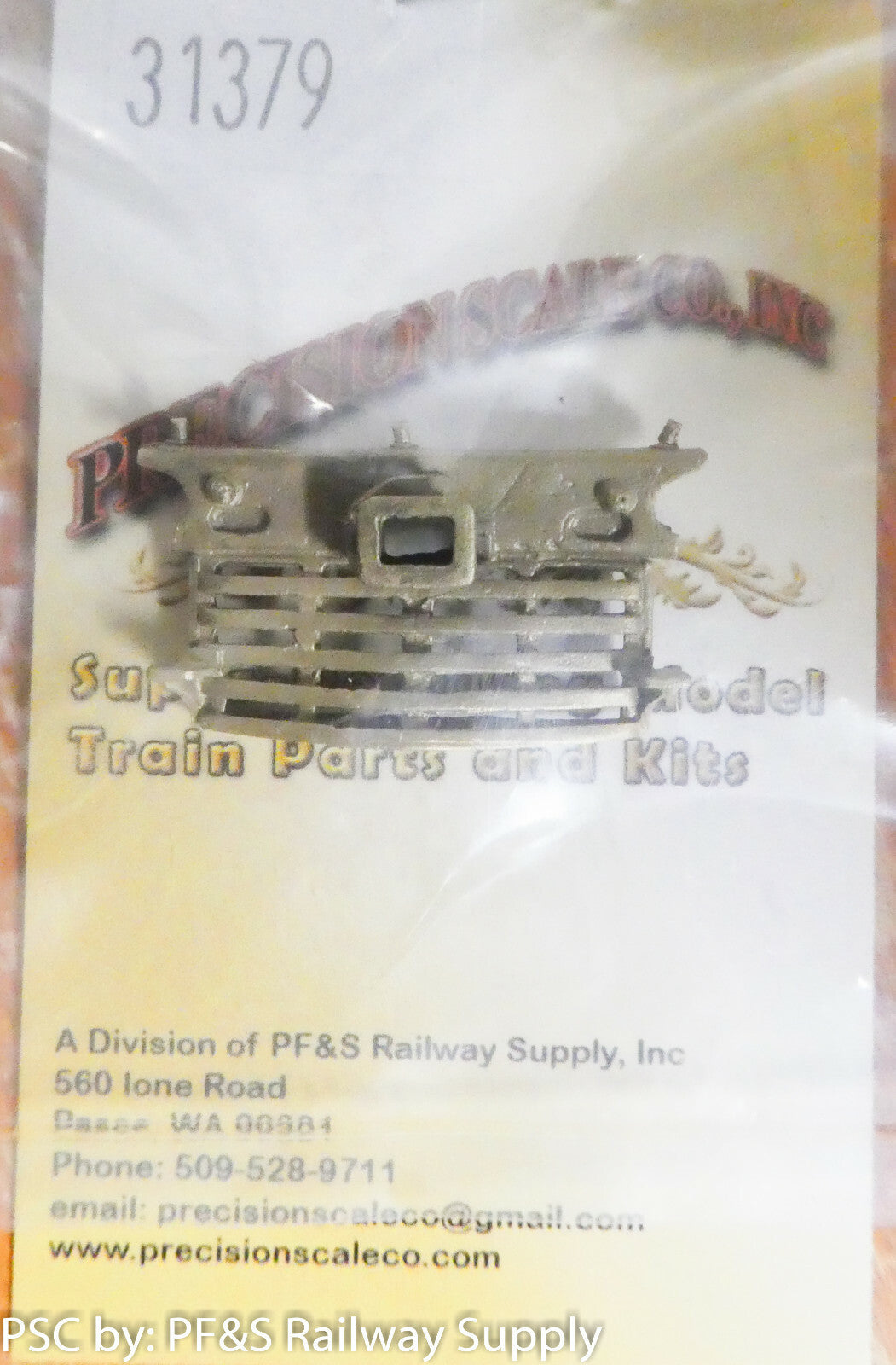 Precision Scale HO #31379 Pilot, Bar Type, PRR (Brass Casting) NEW