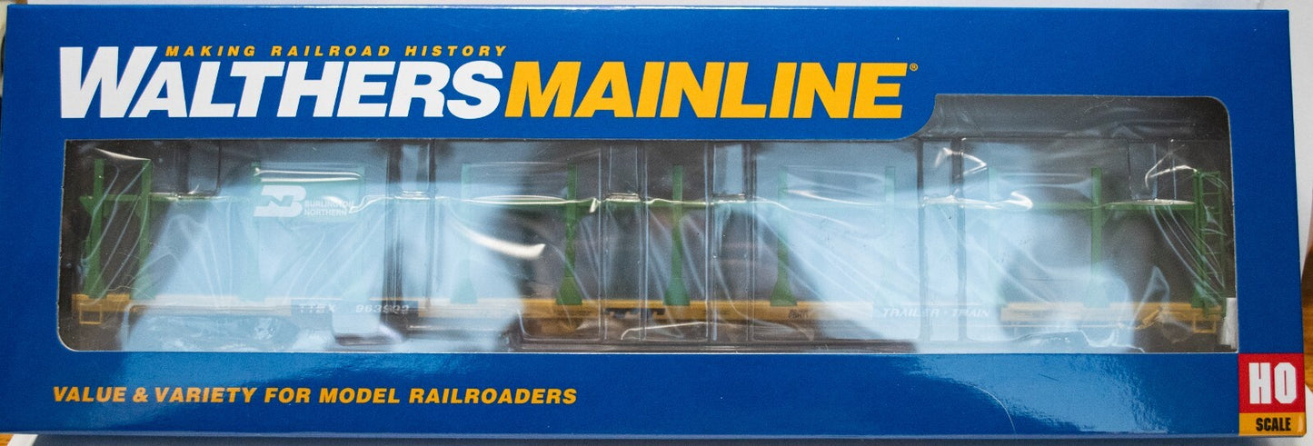 Walthers HO #910-8029 Product Information This Walthers Trainline HO Scale Flatc
