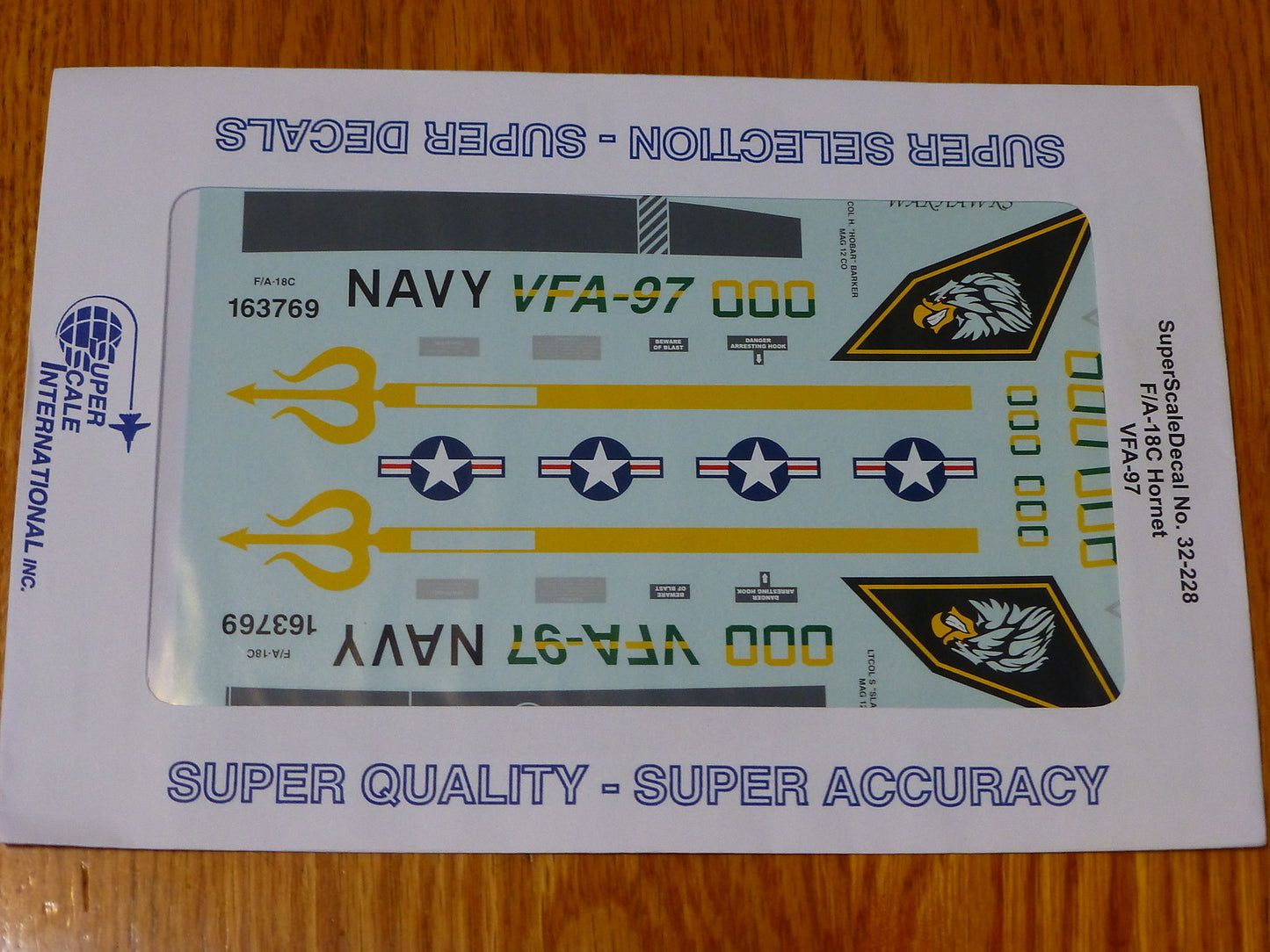 Microscale Decal 1:32 Scale #MS32-228 F/A-18C Hornet: VF A-97