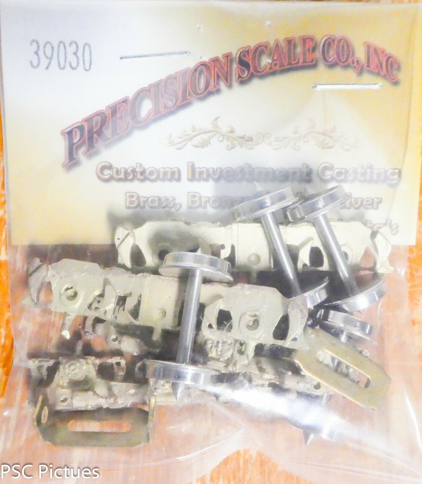 Precision Scale HO #39030 Trucks, EMD F-3, FT, GP-7 w/40" Wheels, 9' WB (Brass)