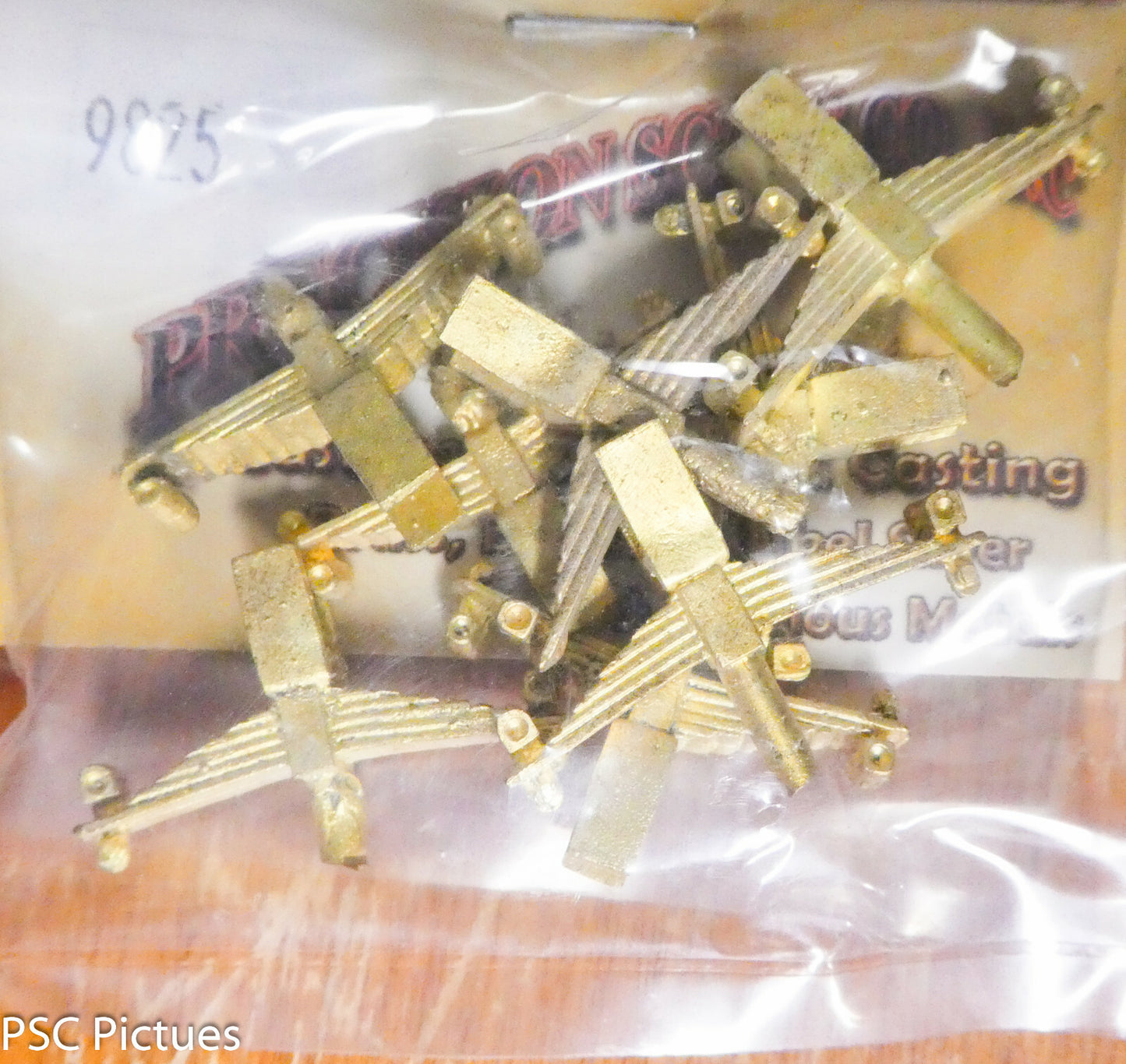 Precision Scale #9825 (3/8" Scale) Springs, Leaf, D&RGW K-27 Main Frame (Brass)