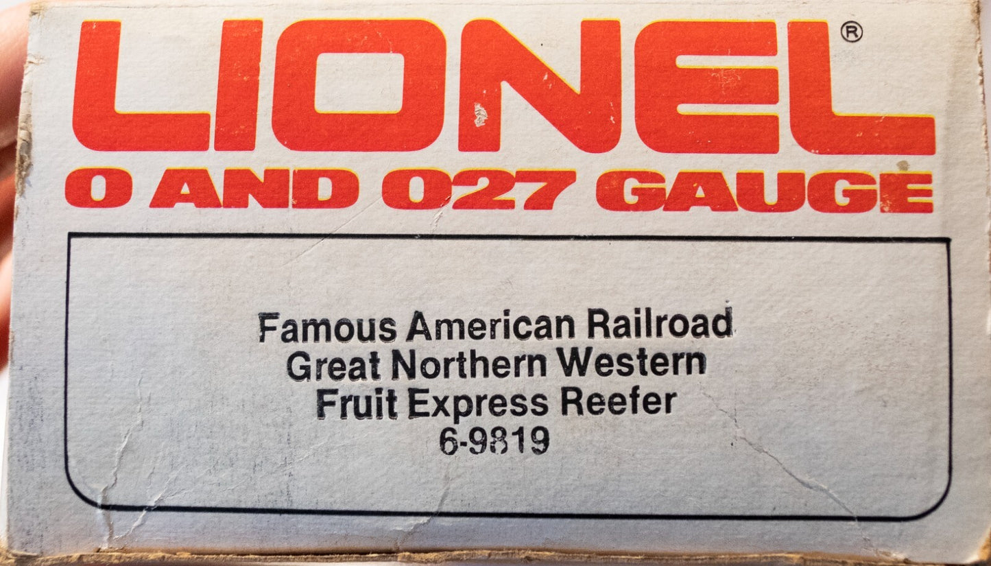 Lionel O Scale (Used) #6-9819 Famous American Railroad Great Northern Western Fr