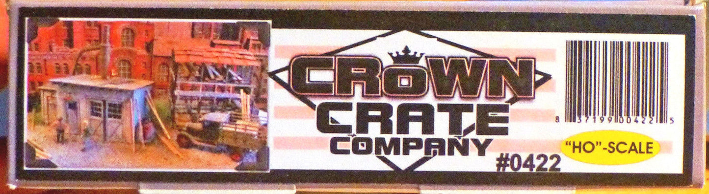 Bar Mills #422 (HO Scale) Crown Crate Company (Kit) Building Kit