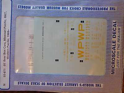 Microscale Decal N #60-871 Astd 60' Insulated Box Cars, (1969+)-"Box Car - I
