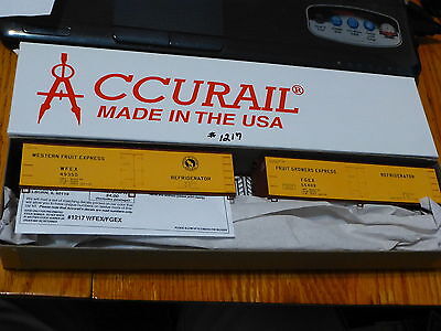 Accurail HO #1217 WFEX/FWGX (2 Pack) 40' Wood Reefer kits