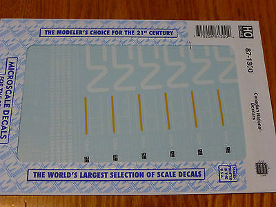 Microscale Decal HO #87-1300 Canadian National 50' Boxcars-1990-2007