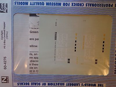 Microscale Decal N #60-4276 Con Agra Hopper - Covered - 3-Bay