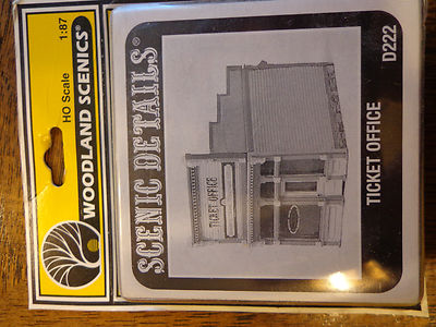 Woodland Scenics HO #222 - Ticket Office