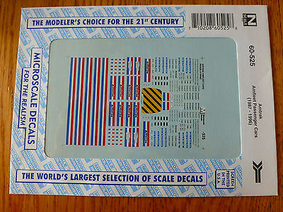 Microscale Decal N #60-525 Amtrak "Amfleet" Passenger Cars (1987-1996) use 60-5