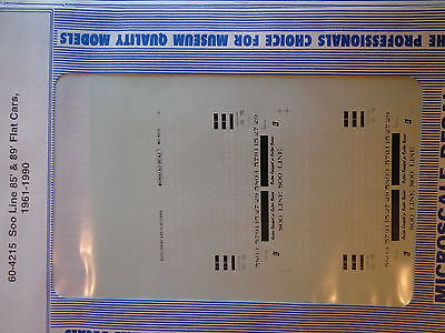 Microscale Decal N #60-4215 Soo Line Flat Car