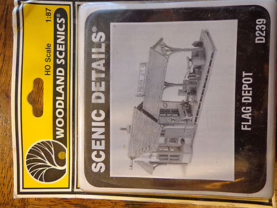 Woodland Scenics HO #239 - Flag Depot