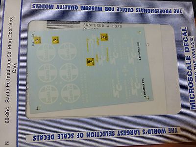 Microscale Decal N #60-264 Asst Freight-Box Car - Insulated - 50'