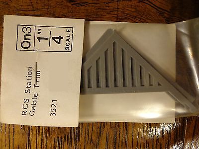Grandt Line O #3521 Gable Trim RGS Style (pkg 3)