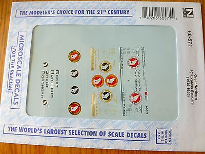 Microscale Decal N #60-571 GN Freight-Box Car - Express - 40'