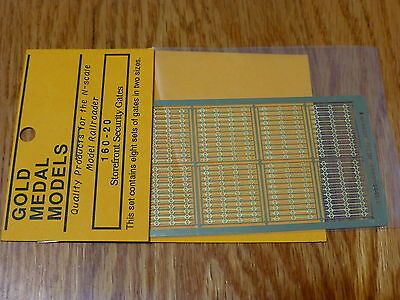 Gold Metal Models N #160-20 Storefront Security Gates (Contains 8 set of Gates