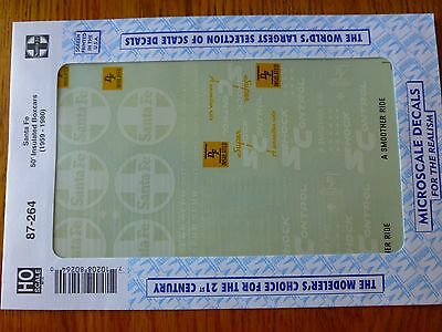 Microscale Decal HO #87-264 Asst Freight-Box Car - Insulated - 50'