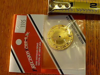 Precision Scale O #1195 Smokebox Front, 51" OD. C-16 (Brass Casting)