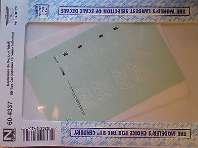 Microscale Decal N #60-4337 Nacionales de Mexico 50' Box Cars