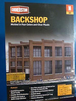 Walthers Cornerstone N #3227 Backshop -- Kit - 7 x 5-1/4 x 5-1/4"