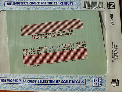 Microscale Decal N #60-373 UP Diesels - Switcher - SW10