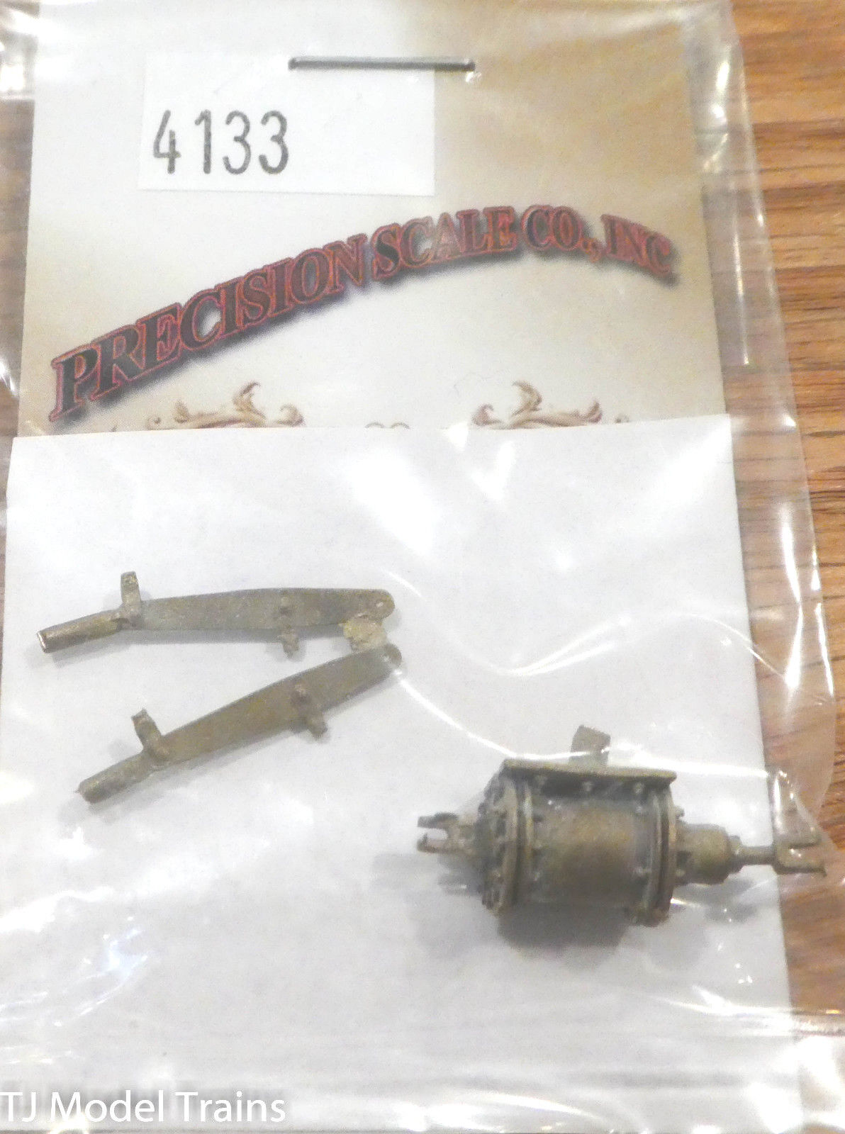 Precision Scale O #4133 Cylinder w/Levers, Westinghouse Tenderb Brake (Brass)