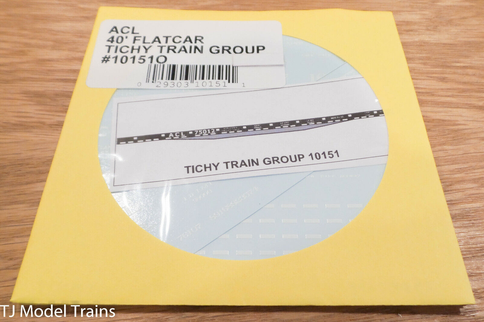 Tichy Train Group O 10151O ACL 40' Flatcar TJ Model Trains & Things