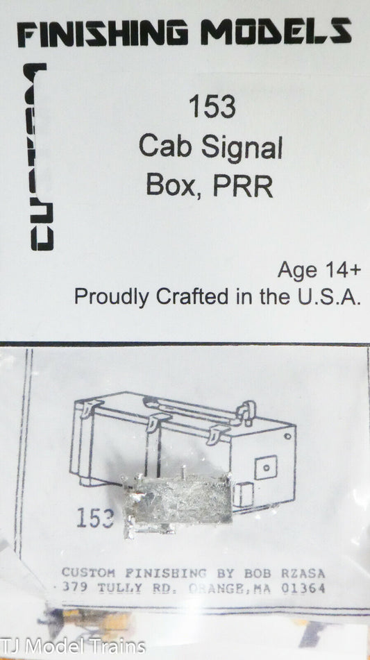 Custom Finishing Models HO #153 Cab Signal Box, PRR (White Metal)