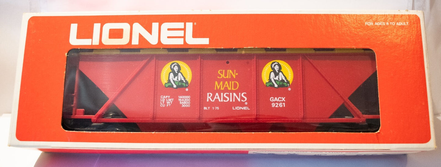 Lionel O Scale  #6-9261 Sun Maid Billboard Hopper