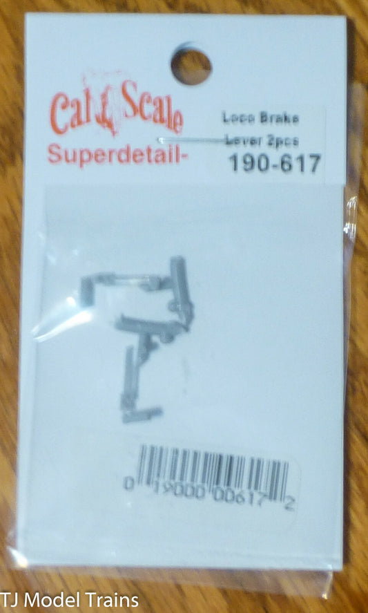 Cal-Scale HO #617 Loco Brake Lever (2pcs) Plastic Parts (NEW)
