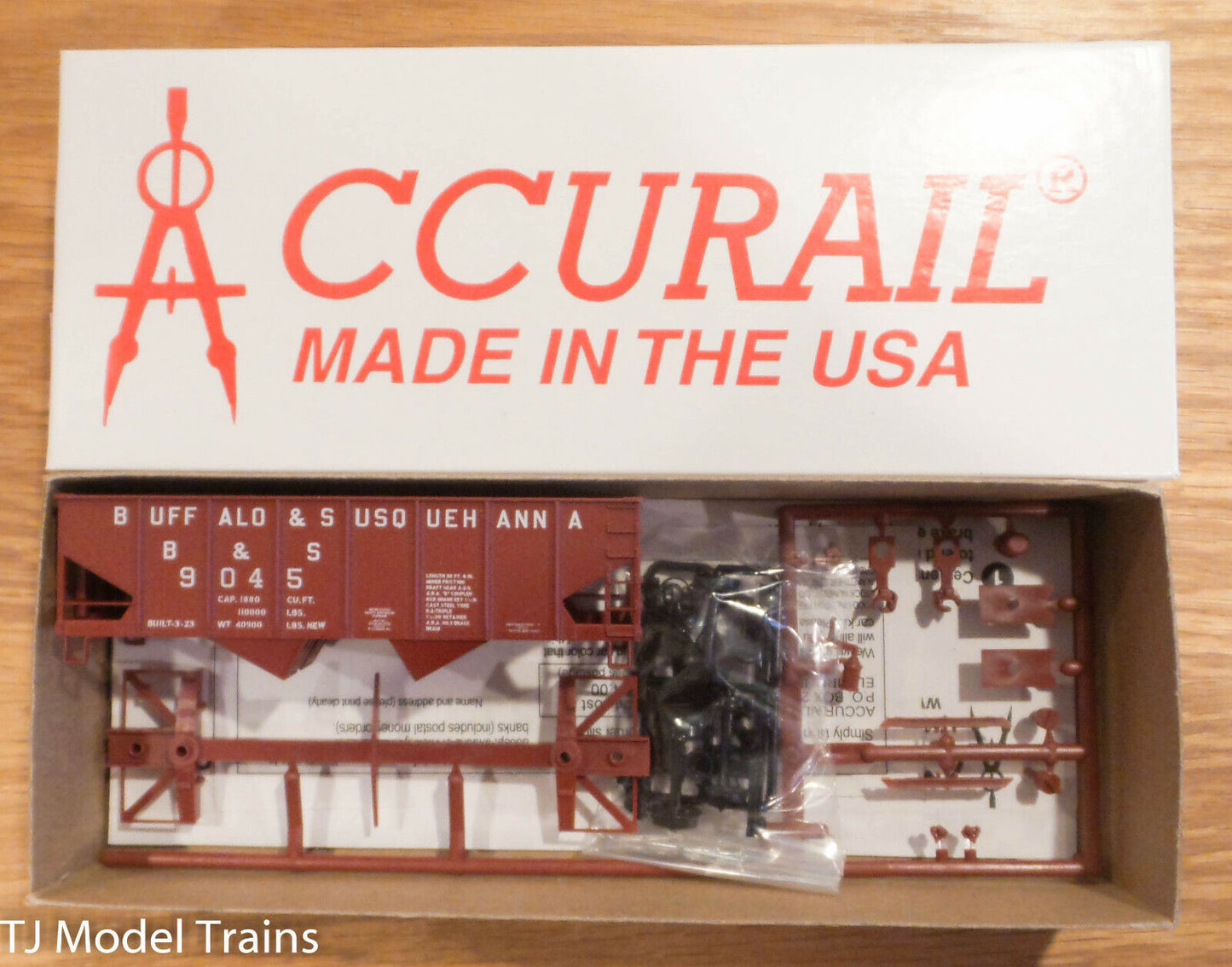 Accurail HO #24291 BUFFALO & SUSQUEHANNA 55-TON AS-BUILT USRA HOPPER