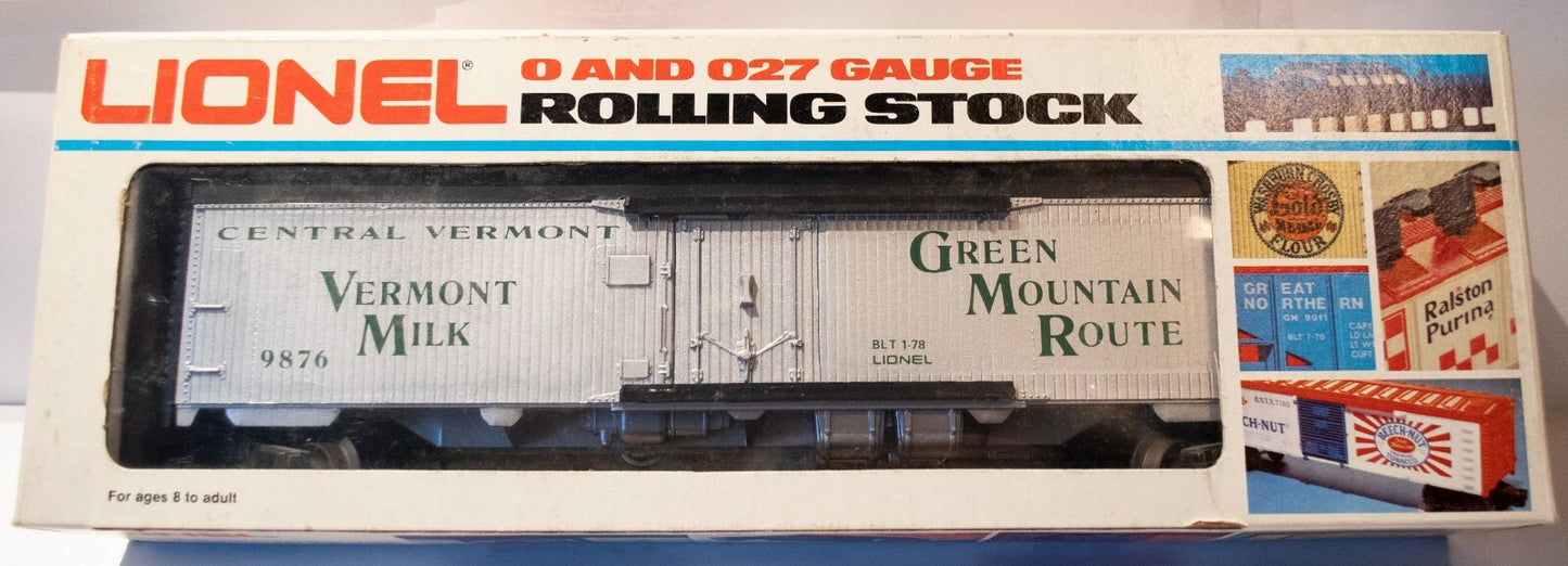 Lionel O Scale  #9876 Central Vermont Milk Reefer