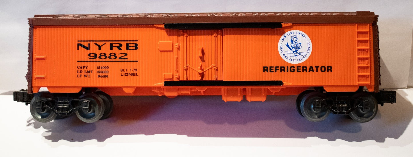 Lionel O Scale (Used) #9882 NEW YORK CENTRAL REEFER- Limited Edition